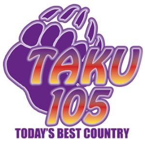 Logo of radio station TAKU 105.1 FM
