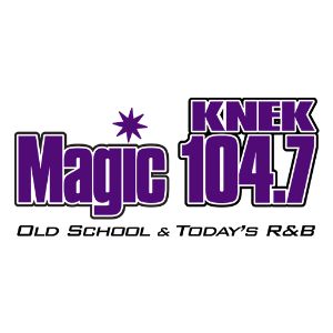Logo of radio station Magic 104.7 KNEK