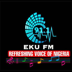 Logo of radio station EKU 91.1 FM