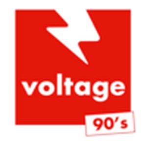 Logotipo de la emisora ​​de radio Voltage 90s