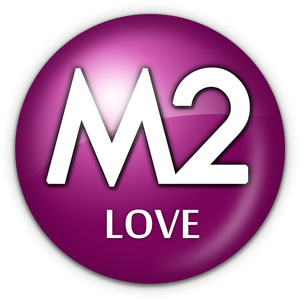Logo of radio station M2 Love