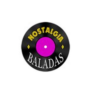 Logotipo de la emisora ​​de radio Nostalgia Baladas