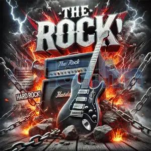 Logotipo de la emisora ​​de radio 181.fm - The Rock!
