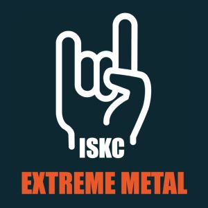 Logotipo de la emisora ​​de radio ISKC Extreme Metal