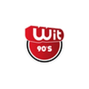 Logotipo de la emisora ​​de radio Wit FM 90s