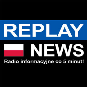 Logotipo de la emisora ​​de radio Replay News Polski