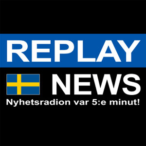 Logotipo de la emisora ​​de radio Replay News Svenska