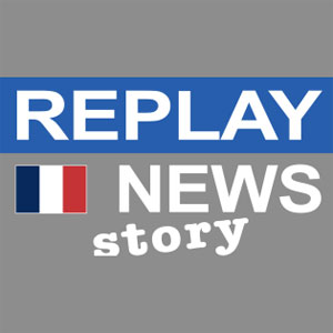 Logo de la station de radio Replay News Français (Story)
