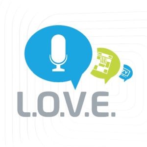 Logo of radio station RTVLOVE