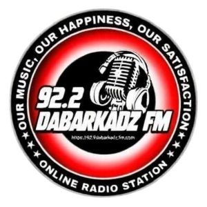 Logo of radio station 92.2 Dabarkadz FM