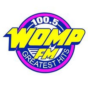 Logotipo de la emisora ​​de radio 100.5 WOMP FM