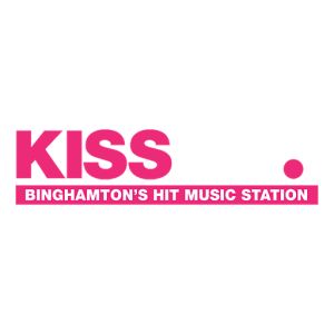 Logo of radio station KISS 104.1 FM
