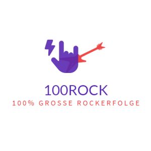 Logo of radio station 100 Rock