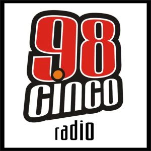 Logo of radio station 98 Cinco Radio