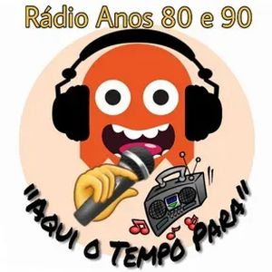 Logo of radio station Rádio Anos 80 e 90