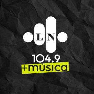 Logo of radio station La Nacion 104.9