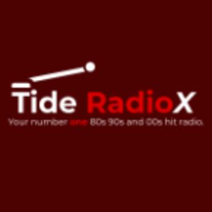 Logotipo de la emisora ​​de radio Tide Radio X