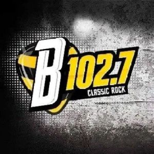 Logo of radio station KYBB B102.7 FM