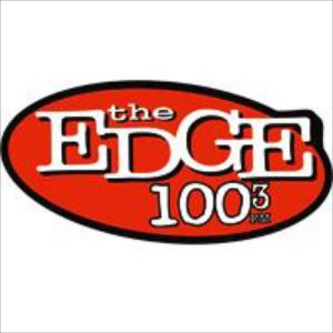 Logo de la station de radio KDJE 100.3 The Edge