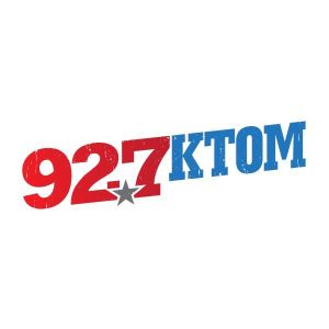 Logotipo de la emisora ​​de radio 92.7 KTOM