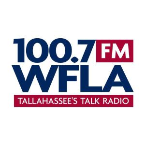 Logo of radio station 100.7 WFLA
