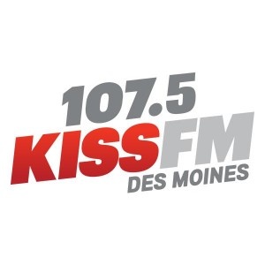 Logotipo de la emisora ​​de radio 107.5 KISS FM