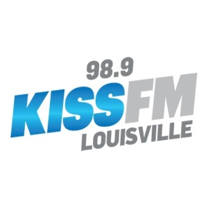 Logotipo de la emisora ​​de radio 98.9 Kiss FM Louisville