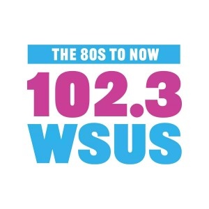 Logotipo de la emisora ​​de radio 102.3 WSUS