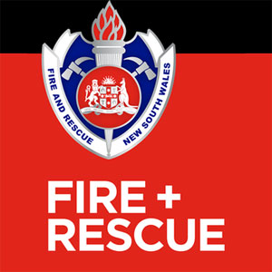 Logotipo de la emisora ​​de radio Ambulance and Fire Rescue NSW