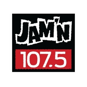 Logo of radio station JAM'N 107-5