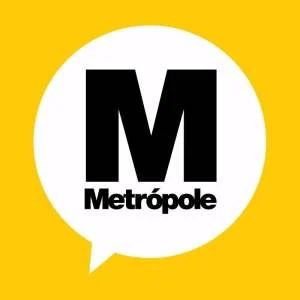 Logotipo de la emisora ​​de radio Rádio Metrópole FM Salvador