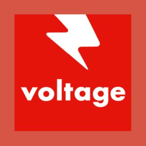 Logo de la station de radio Voltage