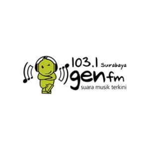 Logo of radio station 103.1 Gen FM Surabaya