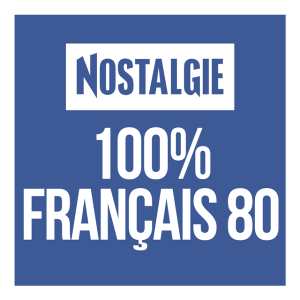 Logotipo de la emisora ​​de radio Nostalgie 100% Français 80